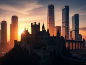 High technology old hierarchies contemporary power structures echo feudal forms beneath a